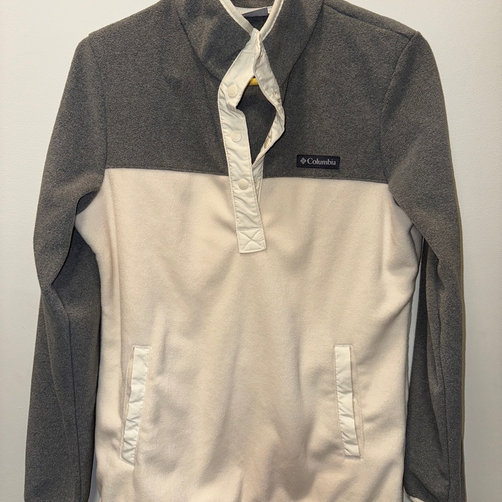 Columbia Gray Fleece Pullover
